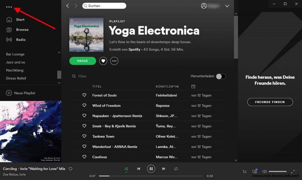 Spotify Screenshot